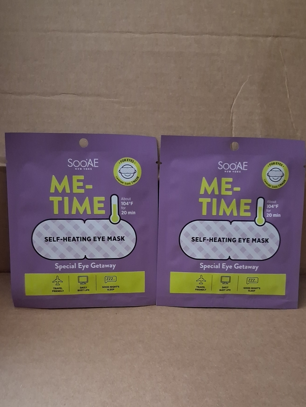 ME TIME Eye Mask 2 Pack Nwt